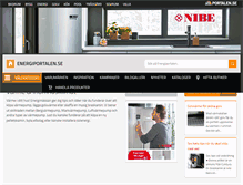 Tablet Screenshot of energiportalen.se